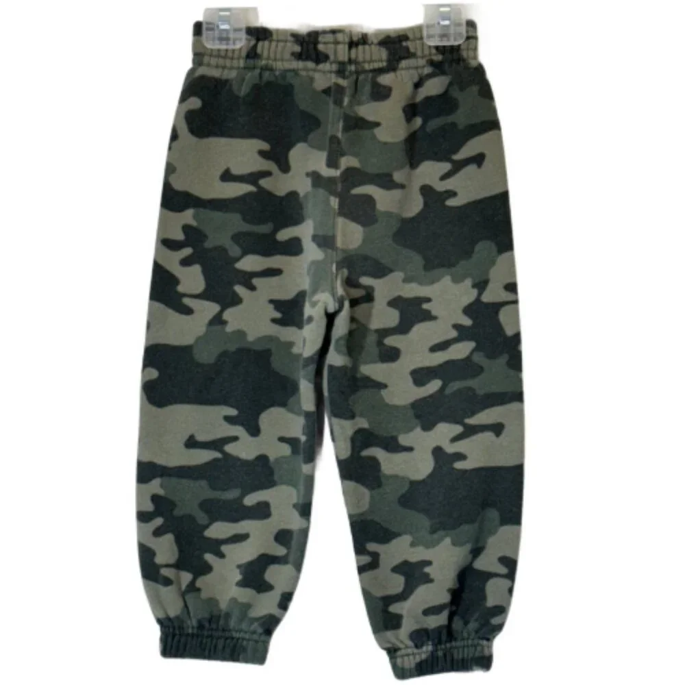 Kids Green Camouflage Graphic Matching Set Size 2T -3T